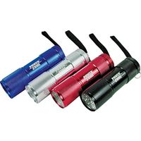 PowerZone LFL215-9T Flashlight, LED Lamp, 59 m Beam Distance, 12 hr Run Time