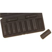 Vulcan MTI10-S Socket Set, Chrome Molybdenum Steel, Tempered Phosphate, 10PC 1/2D