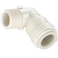 Watts 1/2" x 3/8" Plastic Pipe Elbow, 90° Angle, Off-White, 100 PSI (3519-1006/P-631)