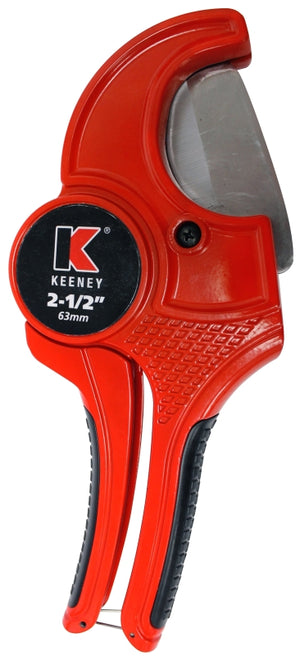 Keeney K840-102 Pipe Cutter, 2-1/2 in Max Pipe/Tube Dia, HCS Blade, PVC A/O 2-1/2IN