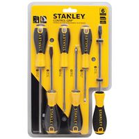 STANLEY STHT66597 Screwdriver Set, 6-Piece with Control Grip