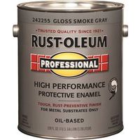 Rust-Oleum Professional Protective Enamel, Gloss, Smoke Gray, 1 Gal Can