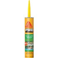 Sika 106403 Construction Adhesive, Gray, 10.1 oz Cartridge, Polyurethane Elastic