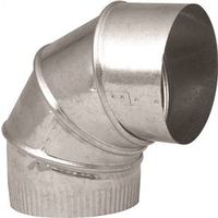 Imperial Adjustable Elbow, 5" Connection, 26 Gauge, Galvanized (GV0289-C)