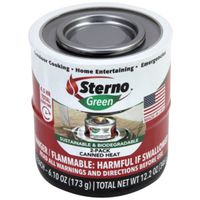 Sterno 20366 Cooking Fuel, 12.2 oz, 2.25 hr Burn Time Heat Canned 2 Pack