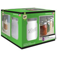 Ball Storage Jar Mini 4Pk, 4 Oz Capacity, Glass
