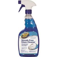 Zep ZU112032 Glass Cleaner, 32 oz, Dark Blue, Liquid, Pleasant