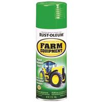Rust-Oleum Enamel Spray Paint, Gloss Green, 12 oz Can