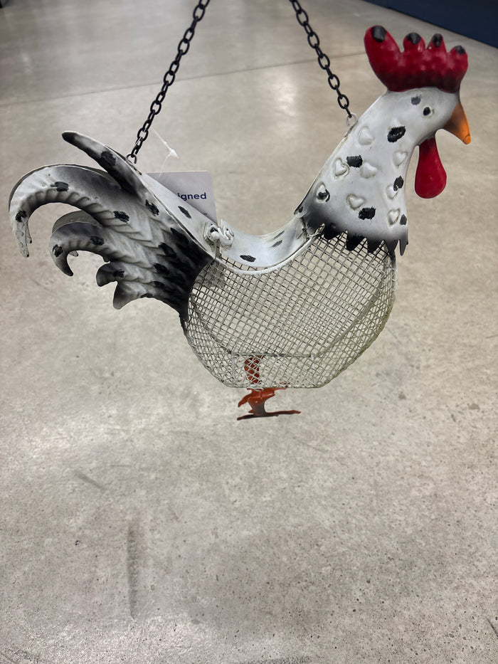 Rooster Mesh Bird Feeder