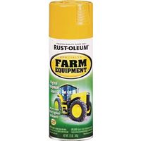 Rust-Oleum 7449830 Enamel Spray Paint, Gloss, Caterpillar Yellow, 12 oz