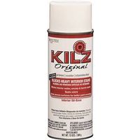 Kilz 10004 Primer, 20 to 25 Sq-Ft Coverage Area, White, 13 Oz Spray