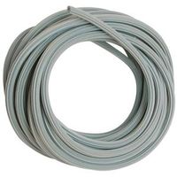 Make-2-Fit Screen Retainer Spline, 0.120 in D, 25 ft L, Vinyl, Gray, Round