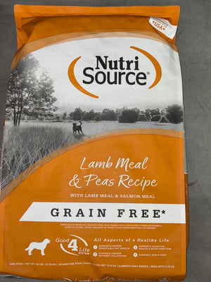 NutriSource Grain-Free Lamb Dog Food (26 lbs)