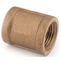 Anderson Metals 3/8" Brass Pipe Coupling, FIPT (Model 738103-06)
