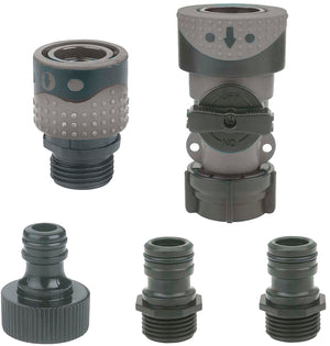 Gilmour 829404-1002 Quick-Connector Set, Threaded, Polymer