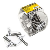 Isomax 00 Series Nutsetter, 2-9/16" L, Magnetic Steel, 1/4" Hex Drive