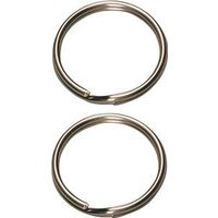 Hy-Ko Key Ring, 1 in OD x 0.17 in L x 2.75 in W x 5.5 in H (KC105)