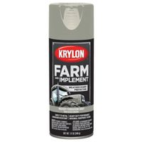 Krylon Farm Equipment Spray, High-Gloss, Massey Ferguson Gray, 12 oz