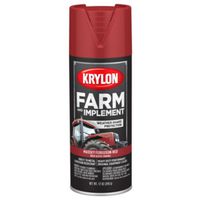 Krylon Farm Equipment Spray, High-Gloss, Massey Ferguson Red, 12 oz