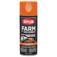 Krylon Farm Equipment Spray, High-Gloss, Allis Chalmers Orange, 12 oz