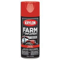 Krylon K01941000 Farm Equipment Spray, High-Gloss, Ford Red, 12 oz Paint Spray
