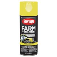Krylon K01949000 Farm Equipment Spray, High-Gloss, New Holland Yellow, 12 oz