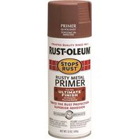 Rust-Oleum Rusty Metal Primer Spray, Flat Matte, 12 oz