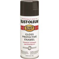 Rust-Oleum Rust Preventative Spray Paint, Gloss, Smoke Gray, 12 oz Can