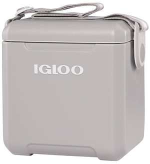 Igloo 00032651 Tag Along Too Cooler, 14 Can Cooler, Plastic, Light Gray, 2 days Ice Retention
