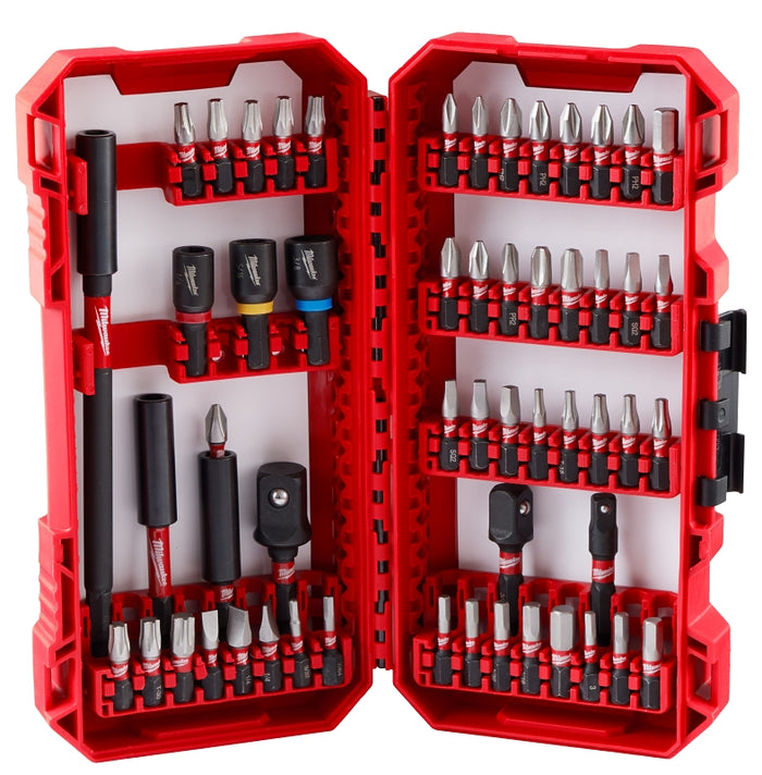 Milwaukee SHOCKWAVE Impact Duty Series 55-Piece Driver Bit Set, All-Purpose, Alloy Steel