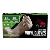 Vinyl Gloves, Venom, 100 Pack