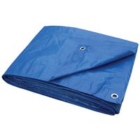 ProSource T1620BB70 Tarpaulin, 20 ft L, 16 ft W, 3.5 mil Thick, Polyethylene, Blue
