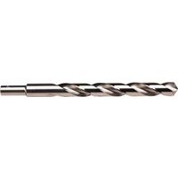 Irwin 73830 Jobber Drill Bit, 15/32 in Dia, 5-3/4 in OAL, Spiral Flute, HSS, Reduced Shank