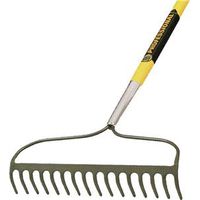 Vulcan 34548 R16-AMF Bow Rake, 17 in W Head, 16 Tine, Steel Head, 60 in L Handle