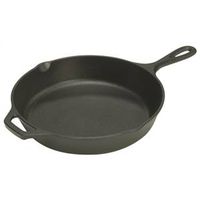 Lodge L10SK3 Pre-Seasoned Skillet, 12" Dia, Iron, Black