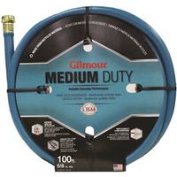 Gilmour 15058100 Garden Hose, 100 ft L, 5/8" x 100", 4-Ply Vinyl Hose