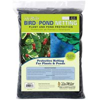DeWitt BPN1414 Bird and Pond Netting, 14 ft L x 14 ft W, Polypropylene, Black
