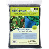 DeWitt BPN720 Bird and Pond Netting, 20 ft L x 7 ft W, Polypropylene, Black
