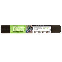 DeWitt DWB153100 Weed Barrier, 3 ft W x 100 ft L, Polypropylene, Black Landscape Fabric