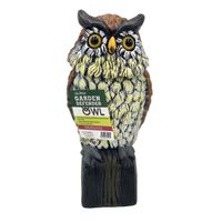 DeWitt Owl Garden Defender Owl, 7 in L, Repels Birds, Pests, Rodents