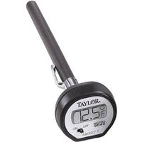 Taylor 9840 Thermometer -58 to 302°F LCD Display Red DGTL Meat Thermometer