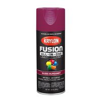 Krylon Gloss Acrylic Spray Paint, 12 oz, Burgundy, 25 sq ft Coverage (K02704007)