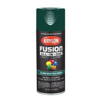 Krylon K02789007 Spray Paint, 12 oz Can, Acrylic Base, Gloss, Hunter Green
