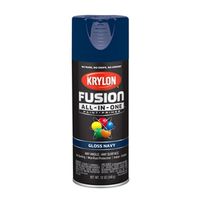 Krylon Gloss Navy Spray Paint, 12 oz Can, Acrylic Base, 25 sq ft Coverage, Interior/Exterior
