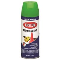 Krylon Gloss Fluorescent Spray Paint, Fluorescent Green, 11 oz