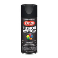 Paint Spray Flat Black 12 oz