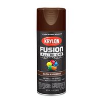 Krylon Satin Spray Paint, Espresso, 12 oz Can