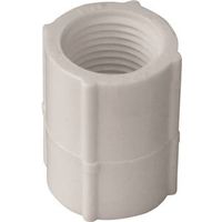 IPEX 1" White PVC Pipe Coupling, FPT, SCH 40, 450 PSI (Model 435468)