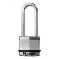 Master Lock Magnum Series Padlock, Keyed Differently, 5/16" Dia Shackle, 2-1/2" H Shackle, Zinc