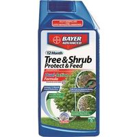 BioAdvanced 701810A Concentrated Tree and Shrub Protect and Feed II Liquid, 32 oz Bottle